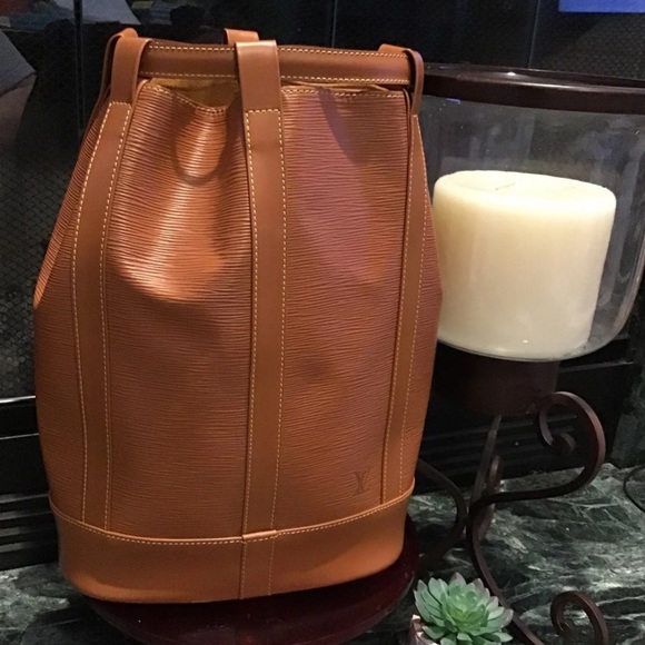 Louis Vuitton Tan Epi Randonnee PM Bag - Picture 1 of 8